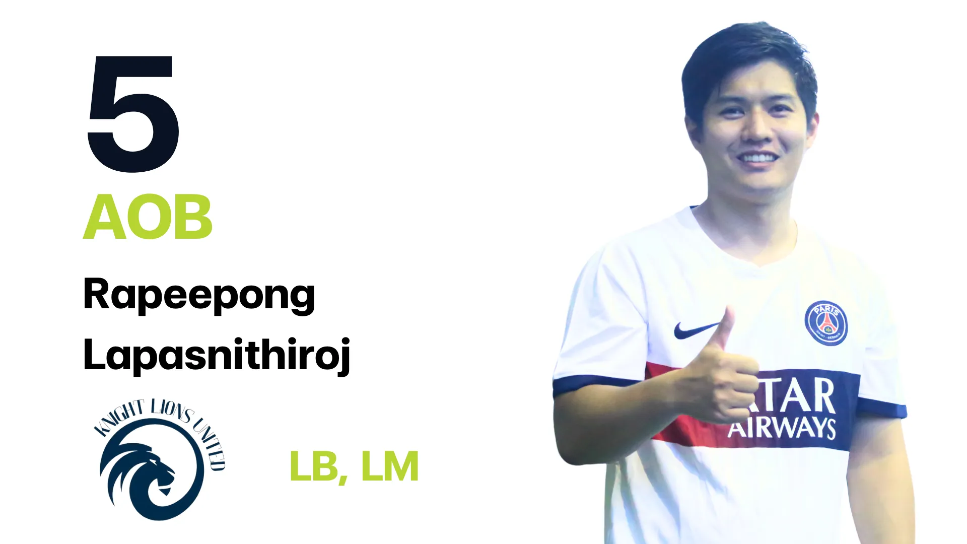 Player 1: CEO Knight Lion Team