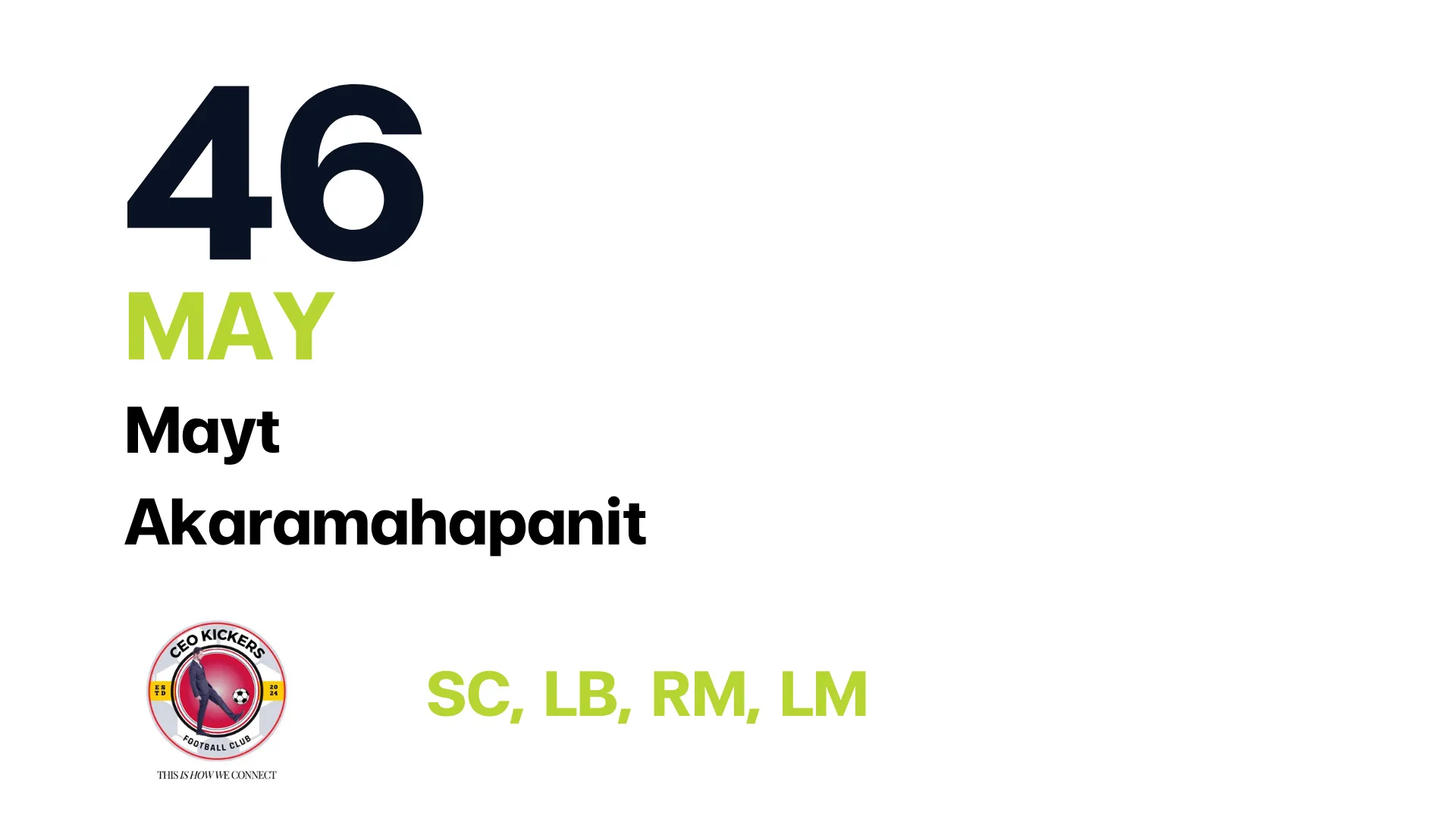 Player 2: CEO Kicker Team